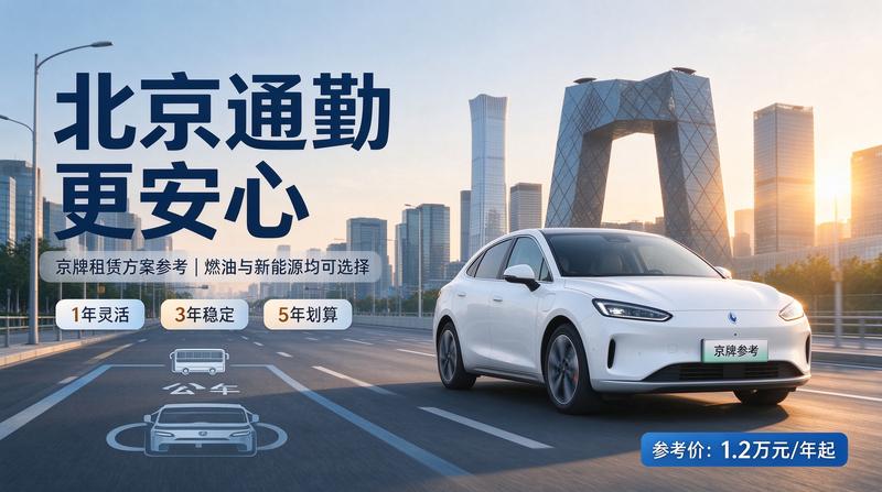 京牌租赁操作流程示意图